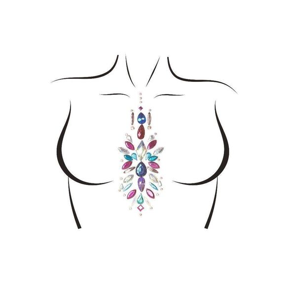 𝅺multicolor body gems and jewels rave festival - Picture 2 of 2